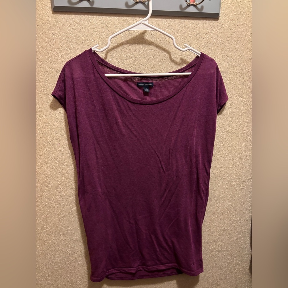 Purple American Eagle Tee